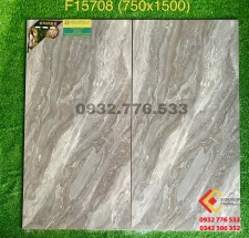 Gạch 75x150 màu xám ốp nền nhà villa F15708