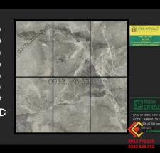 Gạch 80x120 màu xám khổ lớn siêu bóng kiếng tại Bến Tre