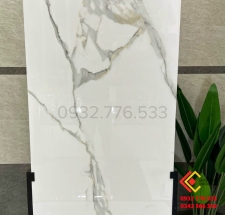 Gạch 80x160 hàng nhập khẩu Ấn Độ màu trắng khói giá rẻ