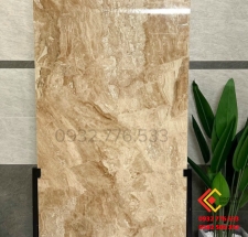 Gạch 80x160 màu nâu đá bóng kiếng sẵn tại kho quận 2