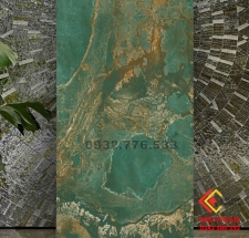 Gạch 80x160 xanh ngọc sang trọng