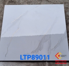 Gạch ốp lát hàng nhập khẩu 80x80 màu trắng vân mây khắc kim