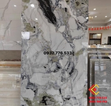 Gạch 90x180 đá bóng kiếng lót tường nhà sang trọng