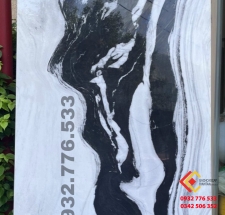 Gạch 90x180 màu trắng vân đen hàng nhập khẩu TQ