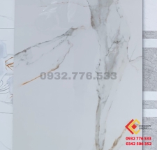 Gạch Ấn Độ 60x120 màu trắng vân mây nhẹ