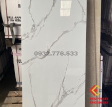 Gạch lát nền 60x120 khổ lớn màu trắng vân khói