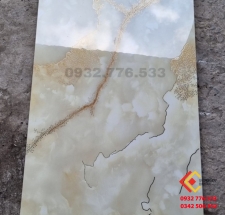 Gạch nhập khẩu 40x80 ốp tường nhà ở biệt thự hàng nhũ vàng khắc kim