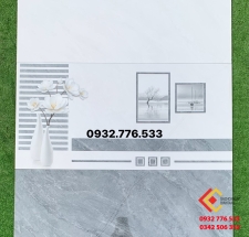 Gạch ốp tường phòng khách 40x80 hàng VN tại quận 2