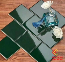 Gạch thẻ 10x10 màu xanh lục