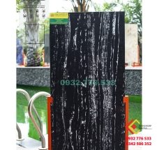 Mẫu gạch 60x120 màu đen sọc trắng ốp lát nền nhà