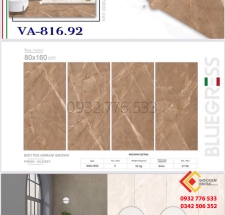 Mẫu gạch 80x160 màu nâu sang trọng ốp nền nhà khu trung cư