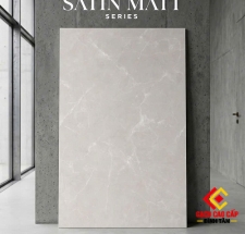 GẠCH 120X180 CASA BIANCO TRẮNG KEM VÂN ĐÁ TRẮNG SATIN MATT ẤN ĐỘ